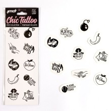 SECRET PLAY - SET DI 10 TATUAGGI TEMPORANEI DELLA COLLEZIONE