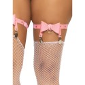 LEG AVENUE - VEGAN LEATHER TIGH HIGH GARTER ONE SIZE - PINK LEG AVENUE - VEGAN LEATHER TIGH HIGH GARTER ONE SIZE - PINK