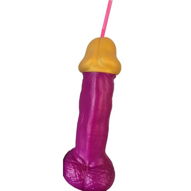 DIABLO PICANTE - PENE IN VETRO DI PLASTICA FUCSIA