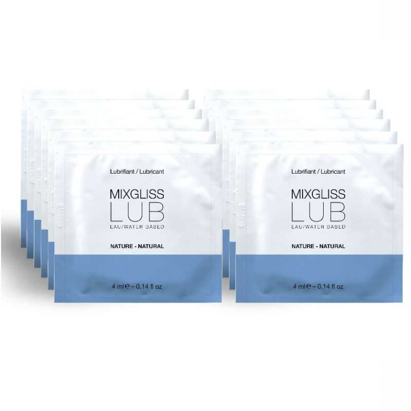 MIXGLISS - LUBRIFICANTE NATURALE A BASE ACQUA 12 MONODOSE 4 ML