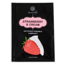 SECRETPLAY - SINGLE DOSE LUBRICANT STRAWBERRIES CREAM 10 ML