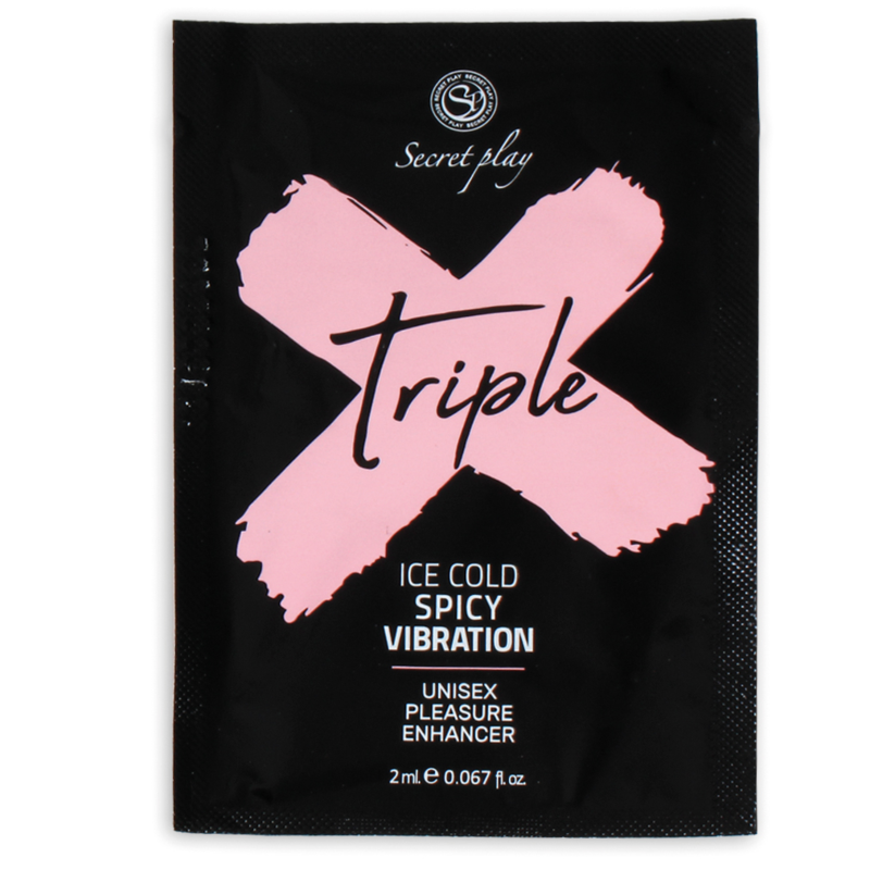 SECRETPLAY - INTENSIFICADOR DE DOSE ÚNICA TRIPLO X PRAZER SECRETPLAY - INTENSIFICADOR DE DOSE ÚNICA TRIPLO X PRAZER