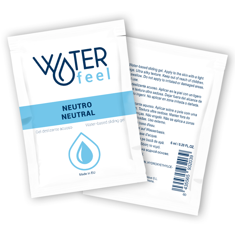 WATERFEEL - GEL DESLIZANTE NEUTRO BASE DE GUA 6 ML