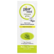 PJUR - MED LUBRIFIANT BASE EAU VEGAN GLIDE 2 ML