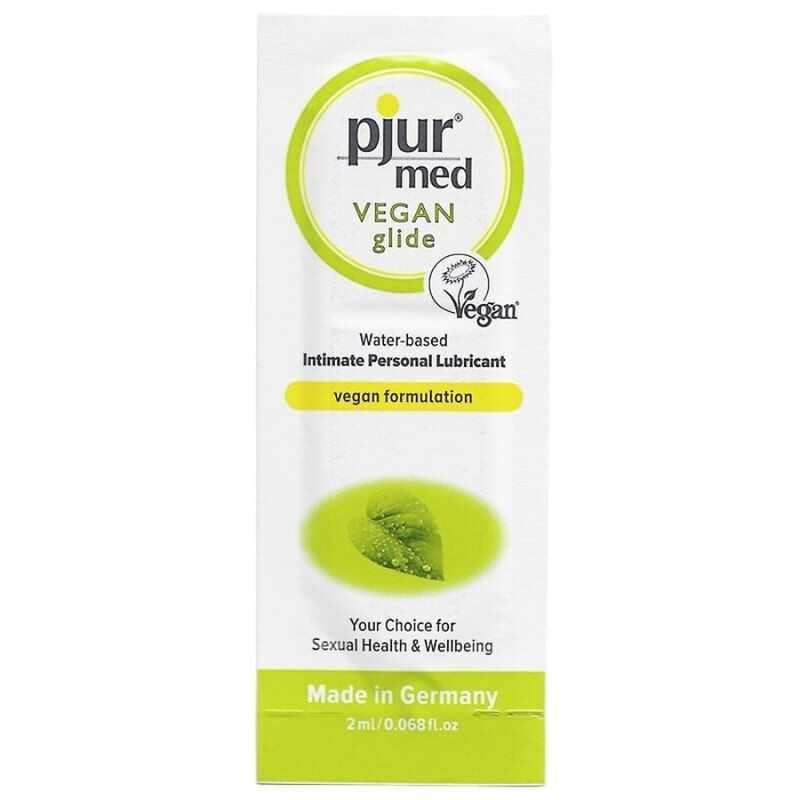 PJUR - MED VEGAN GLIDE LUBRIFICANTE BASE DE GUA 2 ML