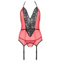 PASSION - PEONIA CORSET EROTIC LINE RED S/M