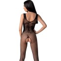 PASSION - BS098 WEISSER BODYSTOCKING, EINE GRÖSSE