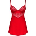 OBSESSIVE - CHEMISE TANGA INGRIDIA ROUGE XS/S