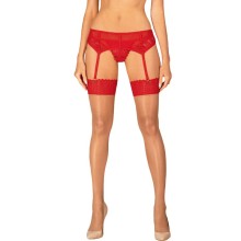 OBSESSIVE - INGRIDIA ROTE STRUMPFHOSE XS/S