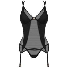 OBSESSIVE - CORSET NESARI E TANGA XL/XXL