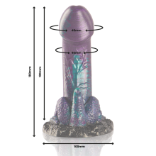 EPIC - BASILISK DILDO DOPPELT SCHUPPIG VERGNÜGEN, KLEINE GRÖSSE