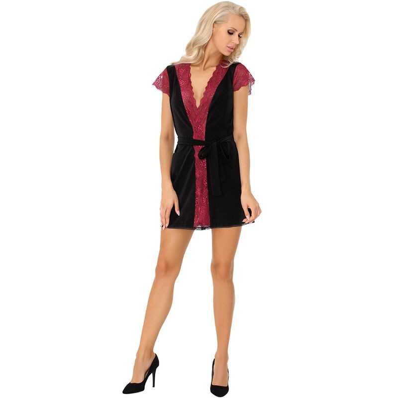 LIVCO CORSETTI FASHION - KUMIKO LC 90428 KLEID + HÖSCHE SCHWARZ LIVCO CORSETTI FASHION - KUMIKO LC 90428 KLEID + HÖSCHE SCHWARZ