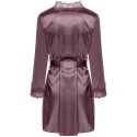 LIVCO CORSETTI FASHION - JACQUELINE LC 90249 DRESSING GOWN + SHIRT + PANTY VIOLET L/XL