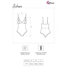 LIVCO CORSETTI FASHION - SILOMIN LC 1401 BODY + KLEID SCHWARZ
