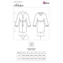 LIVCO CORSETTI FASHION - ARILADYEN LC 90568 KLEID + HÖSCHE