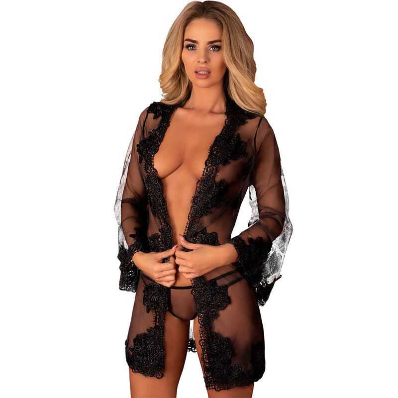 LIVCO CORSETTI FASHION - HERINA LC XG056 MORGENMANTEL + PANTY