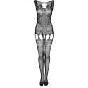 LIVCO CORSETTI FASHION - AMBROISE LC 17352 BODYSTOCKING CROTCHLESS SCHWARZ EINE GRÖSSE