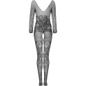 LIVCO CORSETTI FASHION - CELDON BODYSTOCKING MIT SCHRITTFREIEN SCHWARZ EINE GRÖSSE