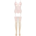 LIVCO CORSETTI FASHION - CONJUNTO PERSINNE PÊSSEGO CORSET +