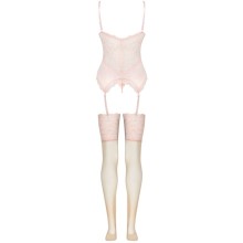LIVCO CORSETTI FASHION - CONJUNTO PERSINNE PÊSSEGO CORSET +
