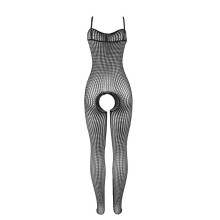 SUBBLIME - 951726 BODYSTOCKING NOIR EN RÉSILLE ÉLASTIQUE SANS