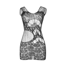 SUBBLIME - 951771 LANGER KLEID MIT OFFENEM RÜCKEN MIT NETZ