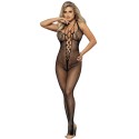 SUBBLIME - 951788 BODYSTOCKING LONG EN RESILLE AVEC BRETELLES