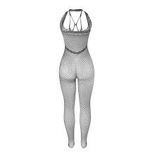 SUBBLIME - 951788 LANGER NETZ-BODYSTOCKING MIT RIEMEN AUF BRUST