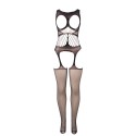 SUBBLIME - 951900 NETZ-BODYSTOCKING OHNE SCHRITT MIT CUPS UND