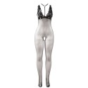 SUBBLIME - 951993 BODYSTOCKING SEM COSTAS DE REDE TRANSPARENTE