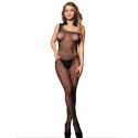 SUBBLIME - 952037 ONE SHOULDER FISHNET BODYSTOCKING MIT