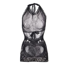 SUBBLIME - 952075 KURZES NETZKLEID MIT RÜCKEN UND HERZDETAIL