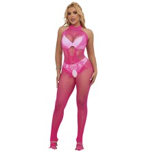 SUBBLIME - 952389 BODYSTOCKING A RETE E PIZZO SENZA CAVALLO CON