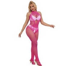 SUBBLIME - 952389 BODYSTOCKING A RETE E PIZZO SENZA CAVALLO CON