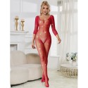 SUBBLIME - 952419 BODYSTOCKING A RETE CON STRASS MANICA LUNGA