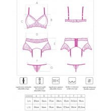 LIVCO CORSETTI FASHION - NAHIR LC 20214 BH + HÖSCHEN +