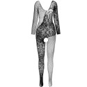 PASSION - BS 107 BODYSTOCKING BLACK ONE SIZE