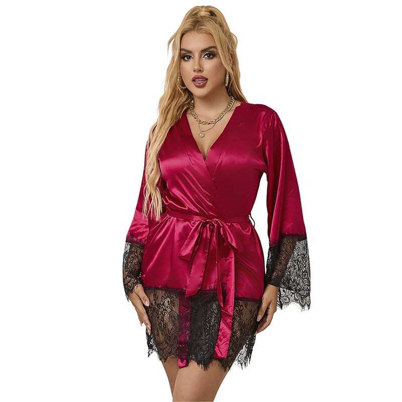 SUBBLIME - 953829 PYJAMA DENTELLE ÉLÉGANT + STRING ROUGE L/XL SUBBLIME - 953829 PYJAMA DENTELLE ÉLÉGANT + STRING ROUGE L/XL