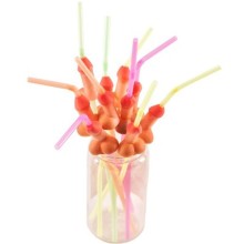 DIABLO PICANTE - BAG OF 10 NATURAL PENIS STRAWS