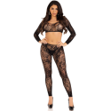 LEG AVENUE - ENSEMBLE HAUT COURT ET COLLANTS