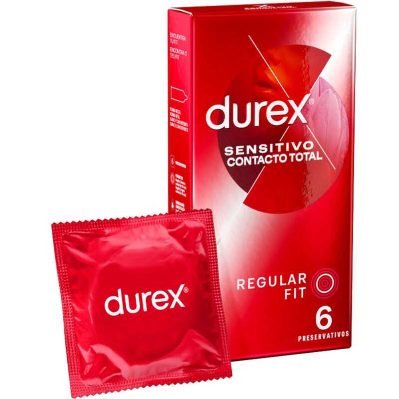 DUREX - CONTATO SENSÍVEL TOTAL 6 UNIDADES DUREX - CONTATO SENSÍVEL TOTAL 6 UNIDADES