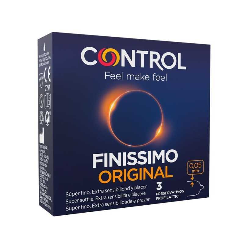 CONTROL - PRÉSERVATIFS FINISSIMO 3 UNITÉS CONTROL - PRÉSERVATIFS FINISSIMO 3 UNITÉS