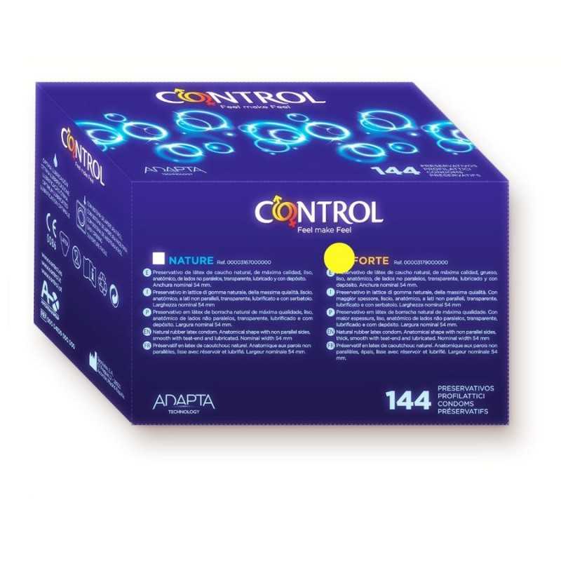 CONTROL - PRESERVATIVOS ADAPTA FORTE 144 UNIDADES CONTROL - PRESERVATIVOS ADAPTA FORTE 144 UNIDADES