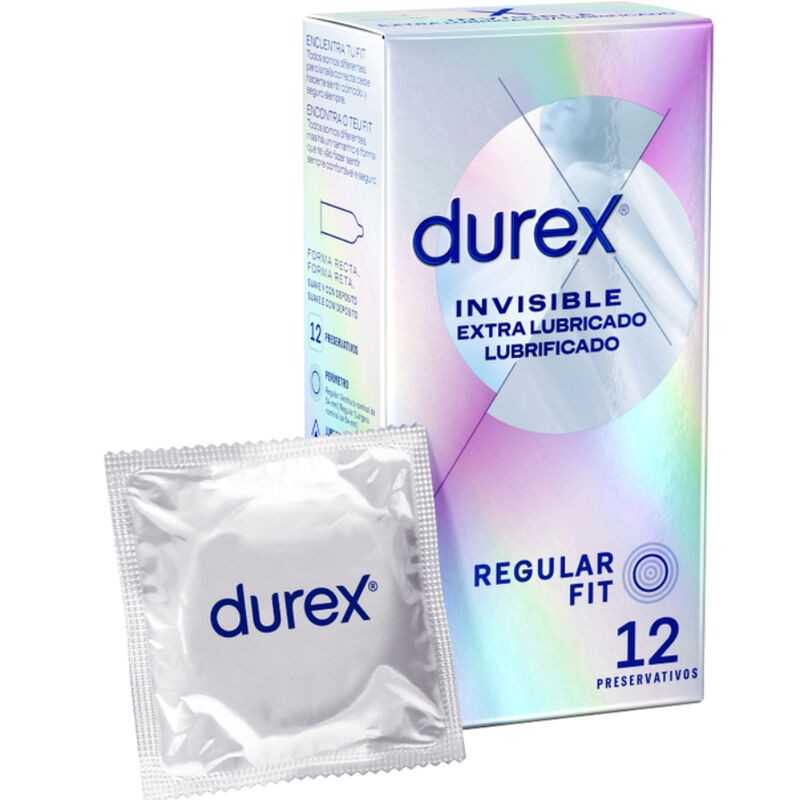 DUREX - INVISIBLE EXTRA LUBRICATED 12 UNITS DUREX - INVISIBLE EXTRA LUBRICATED 12 UNITS