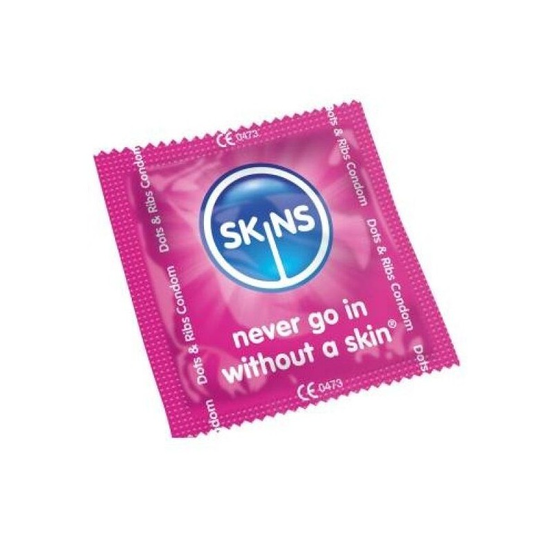 SKINS - CONDOMS POINTS  STRIPS BAG 500 UNITS