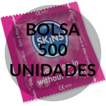 SKINS - CONDOMS POINTS  STRIPS BAG 500 UNITS