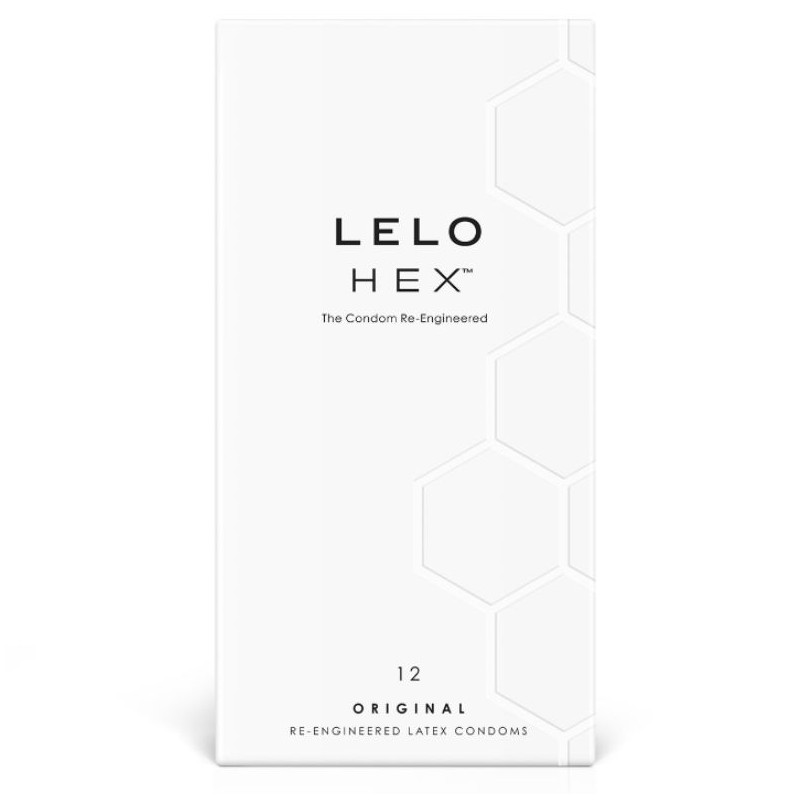 LELO - BOÎTE DE PRÉSERVATIFS HEX 12 UNITÉS