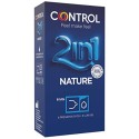 CONTROL - DUO NATURA 2-1 CONSERVATEUR + GEL 6 UNITÉS