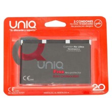 UNIQ - PRESERVATIVO SENZA LATTICE FREE CON ANELLO DI PROTEZIONE