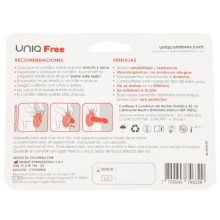 UNIQ - FREE PRÉSERVATIFS SANS LATEX AVEC ANNEAU DE PROTECTION 3